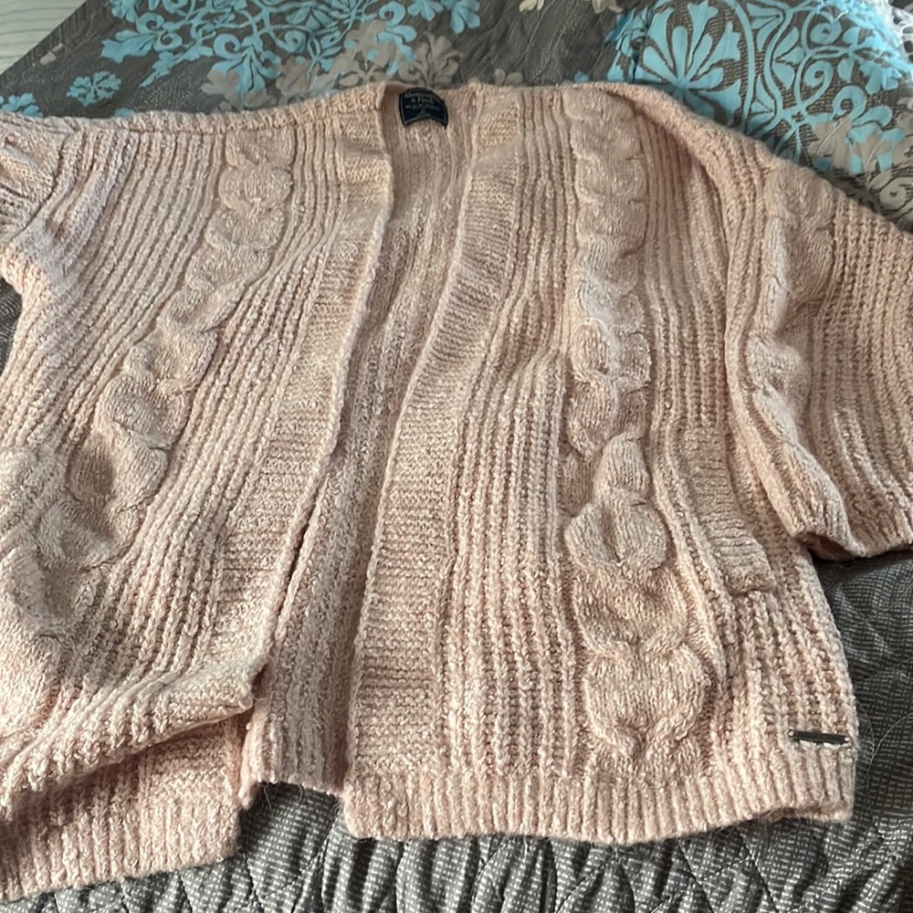 Blush color cardigan from Abercrombie & Fitch size XL